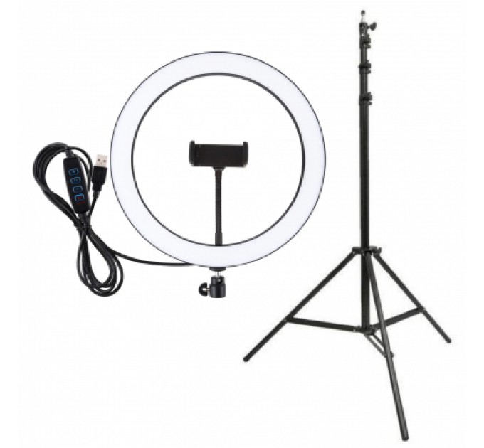 UFT Набір блогера UFT LED лампа 26 см + штатив 2м + тримач (UFTTLL04)