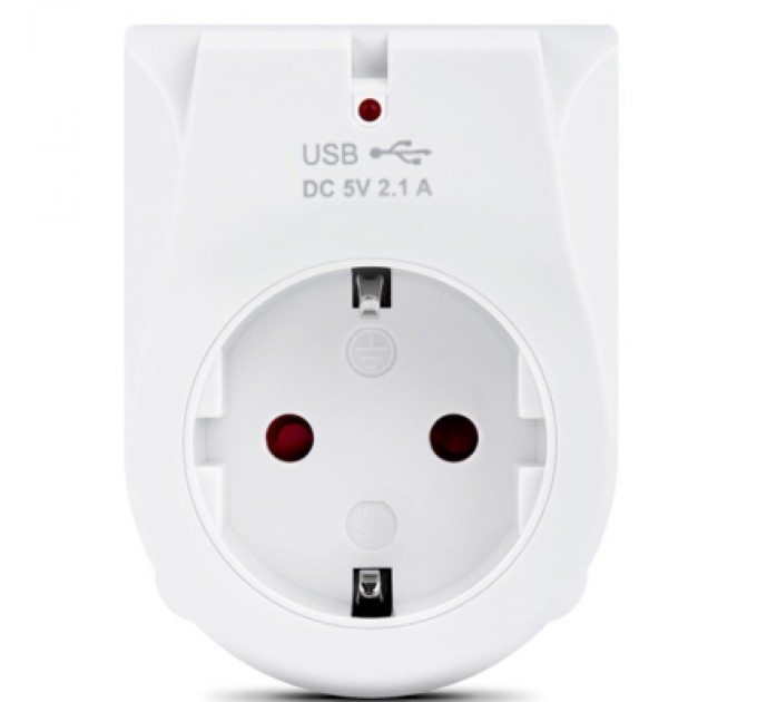 REAL-EL Зарядний пристрій REAL-EL 2*USB 10W (CS-25)