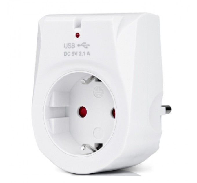 REAL-EL Зарядний пристрій REAL-EL 2*USB 10W (CS-25)