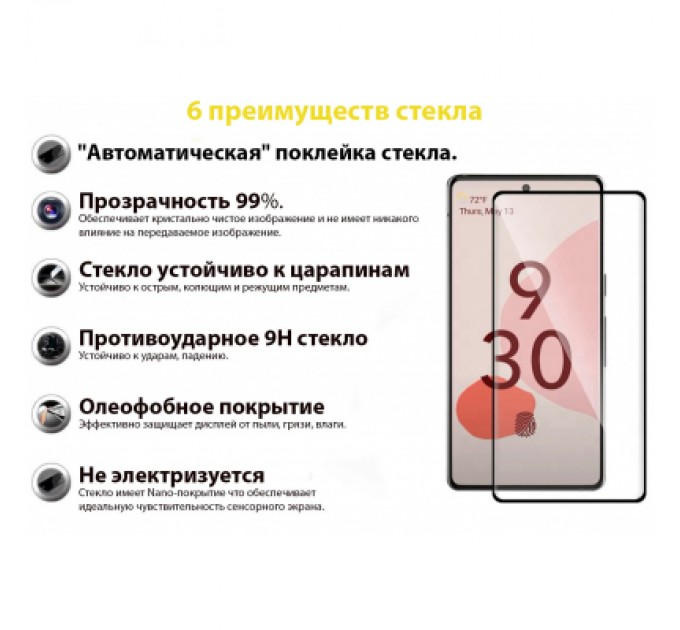 BeCover Скло захисне BeCover Google Pixel 6 Black (707138)