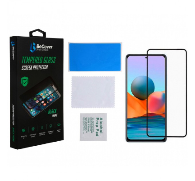 BeCover Скло захисне BeCover Xiaomi Poco M4 Pro 5G Black (707041)