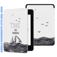 Чохол до електронної книги BeCover Smart Case Amazon Kindle Paperwhite 12th Gen. 2024 7" Time To Travel (712859)