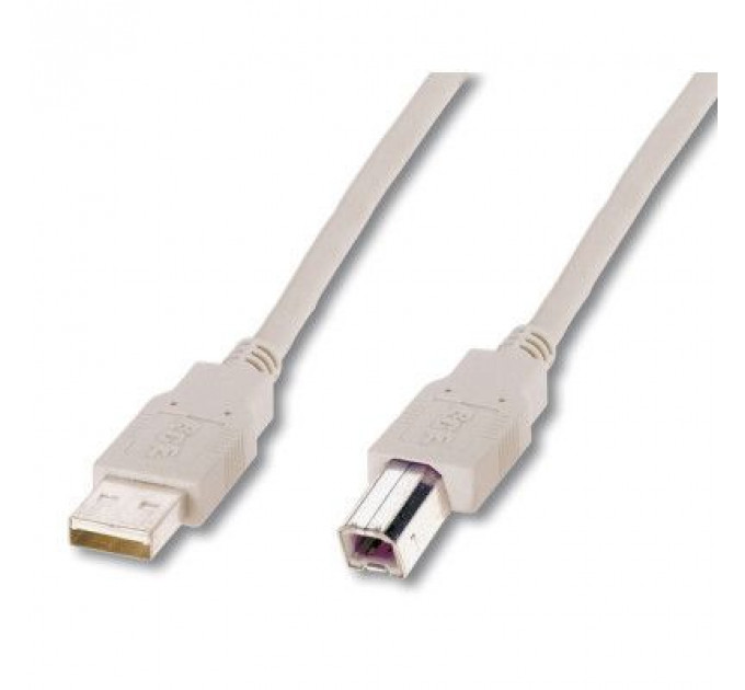 Кабель для принтера USB 2.0 AM/BM 3.0m Digitus (AK-300102-030-E)