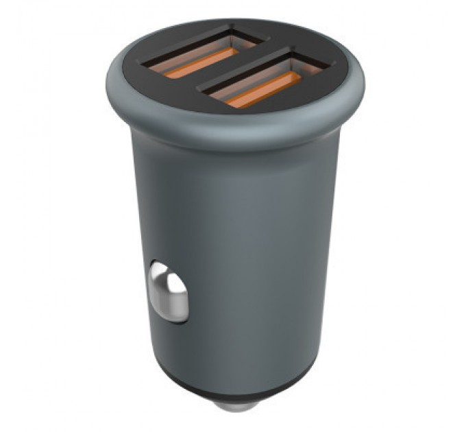 ColorWay Зарядний пристрій ColorWay 2USB Quick Charge 3.0 (36W) Gray (CW-CHA036Q-GR)