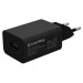 ColorWay Зарядний пристрій ColorWay 1USB AUTO ID 2A (10W) black + cable Lightning (CW-CHS012CL-BK)