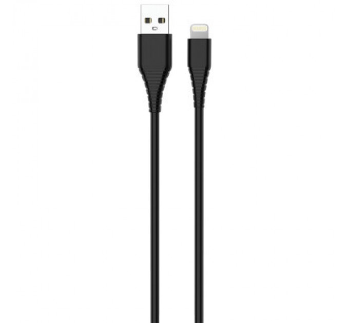 ColorWay Зарядний пристрій ColorWay 1USB AUTO ID 2A (10W) black + cable Lightning (CW-CHS012CL-BK)