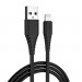 ColorWay Зарядний пристрій ColorWay 1USB AUTO ID 2A (10W) black + cable Lightning (CW-CHS012CL-BK)