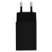 ColorWay Зарядний пристрій ColorWay 1USB Quick Charge 3.0 (18W) black + cable Type C (CW-CHS013QCC-BK)