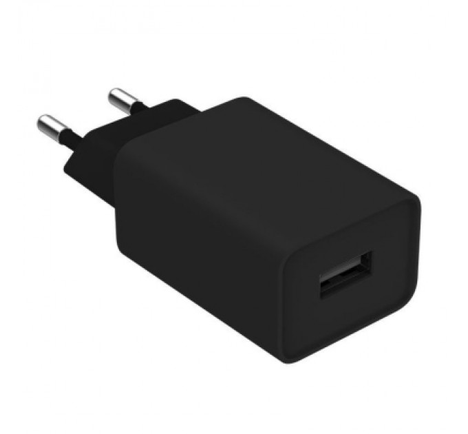 ColorWay Зарядний пристрій ColorWay 1USB Quick Charge 3.0 (18W) black + cable Type C (CW-CHS013QCC-BK)