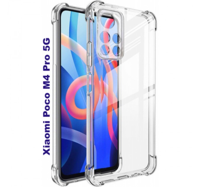 BeCover Чохол до мобільного телефона BeCover Anti-Shock Poco M4 Pro Clear (707198)