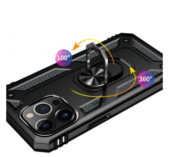 BeCover Чохол до мобільного телефона BeCover Military Apple iPhone 13 Pro Black (707104)