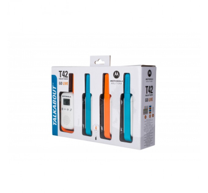 Motorola Портативна рація Motorola TALKABOUT T42 Quad Pack (B4P00811MDKMAQ)