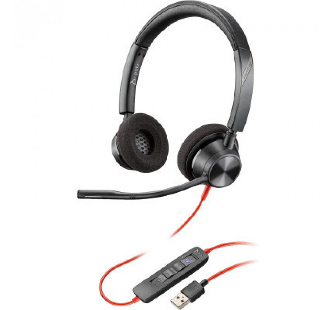 Навушники Poly Blackwire 3320-M USB-A/C (8X220AA)