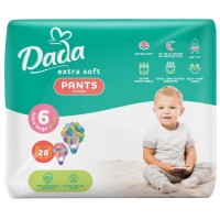 Підгузки Dada Extra Soft 6 XL (15+ кг) 28 шт (4820174980696)