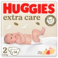 Huggies Підгузки Huggies Extra Care 2 (3-6 кг) 58 шт (5029053578071)