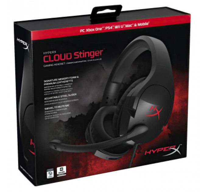 Навушники HyperX Cloud Stinger Black (4P5L7AX)