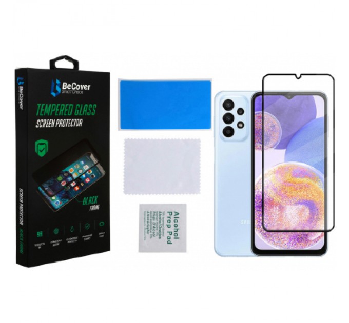 BeCover Скло захисне BeCover Samsung Galaxy A23 SM-A235 Black (707355)