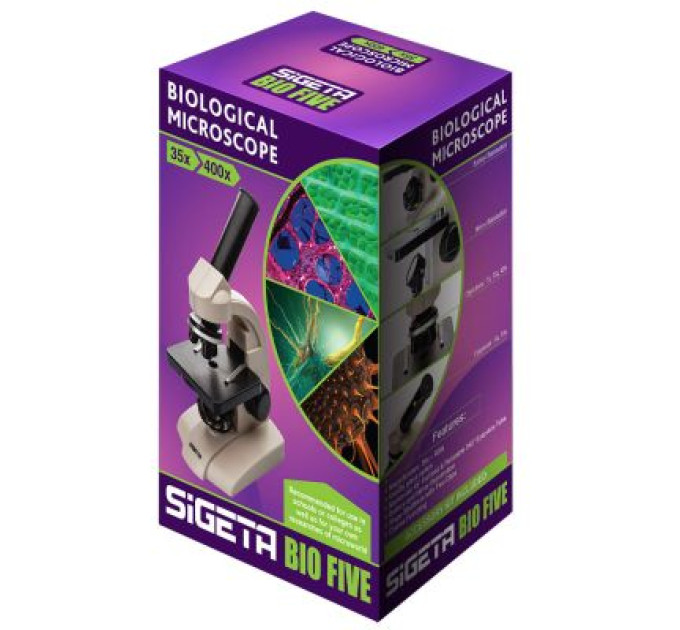 Sigeta Мікроскоп Sigeta Bio Five 35x-400x (65227)