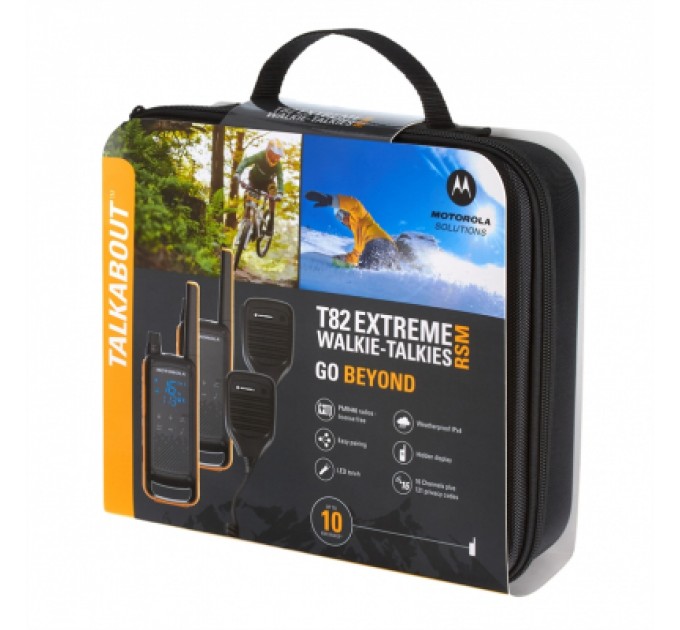 Портативна рація Motorola TALKABOUT T82 Extreme TWIN Yellow Black (5031753007171)