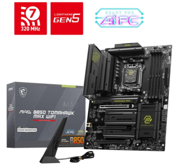 Материнська плата MSI MAG B850 TOMAHAWK MAX WIFI