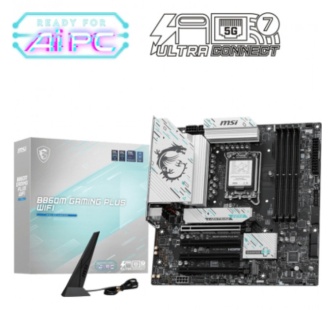 Материнська плата MSI B860M GAMING PLUS WIFI