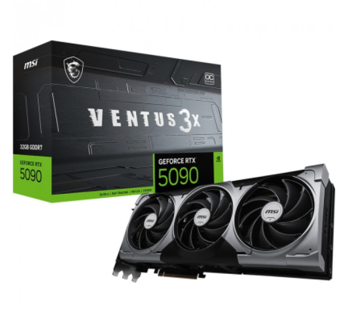 Відеокарта MSI GeForce RTX5090 32GB VENTUS 3X OC (RTX 5090 32G VENTUS 3X OC)