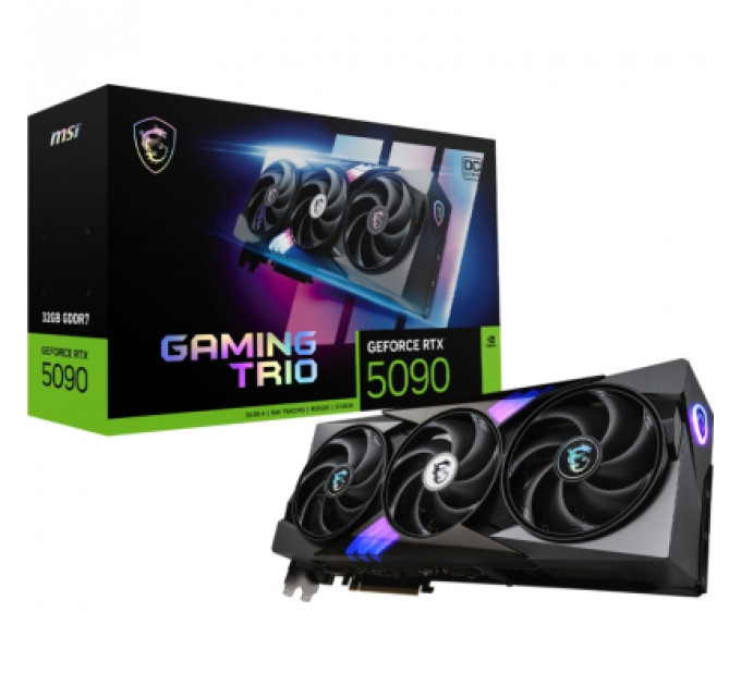 Відеокарта MSI GeForce RTX5090 32GB GAMING TRIO OC (RTX 5090 32G GAMING TRIO OC)