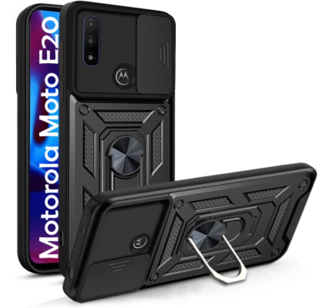 BeCover Чохол до мобільного телефона BeCover Military Motorola Moto E20 Black (707400)