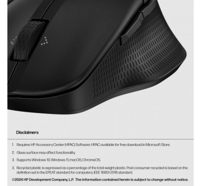 Мишка HP 480 Comfort Bluetooth Black (8T6M3AA)