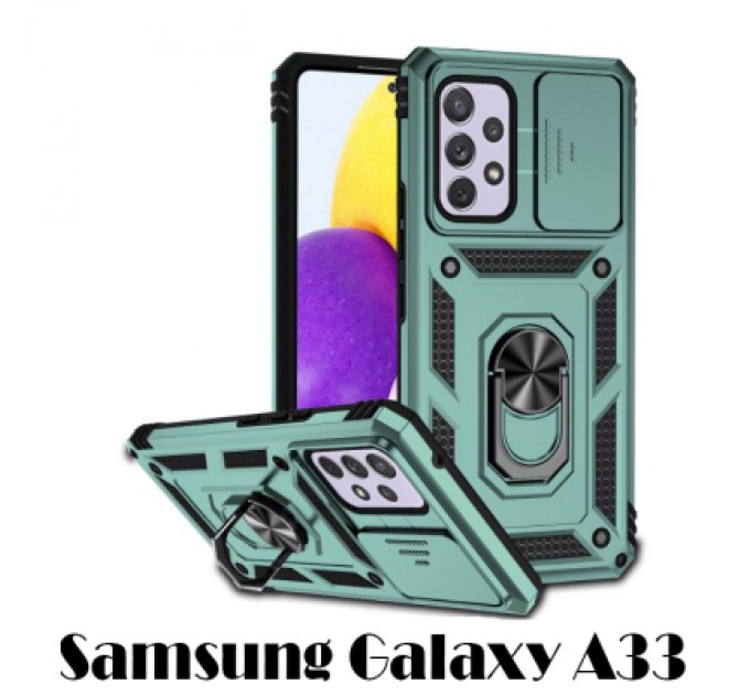 BeCover Чохол до мобільного телефона BeCover Military Samsung Galaxy A33 SM-A336 Dark Green (707386)