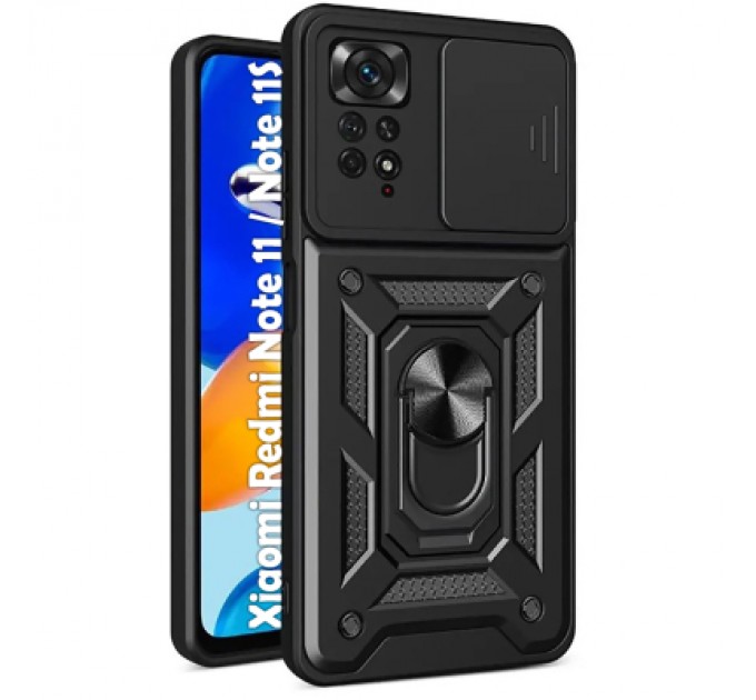 BeCover Чохол до мобільного телефона BeCover Military Xiaomi Redmi Note 11 / Note 11S Black (707413)