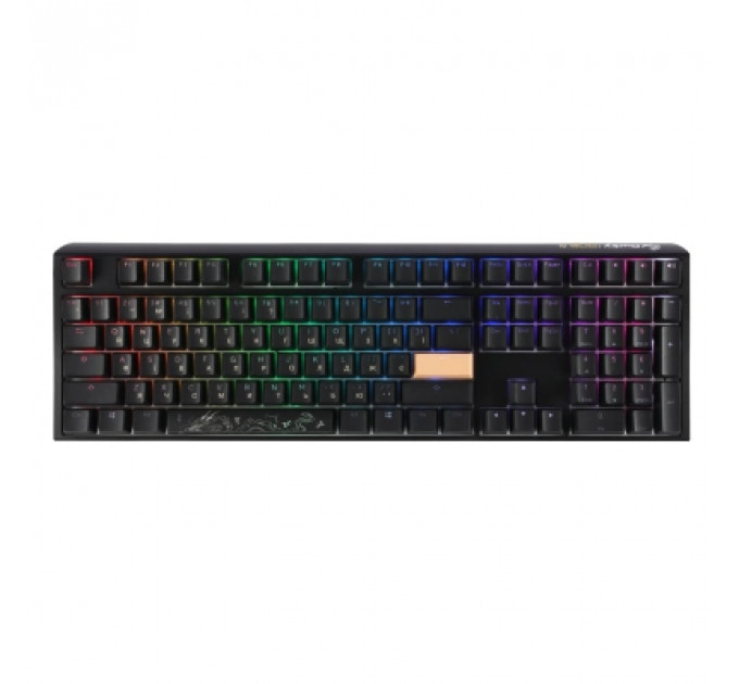 Клавіатура Ducky One 3 Cherry MX Silent Red RGB UA USB Black (DKON2108ST-SUAPXCLAWSC1)