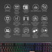 Клавіатура Ducky One 3 Cherry MX Silent Red RGB UA USB Black (DKON2108ST-SUAPXCLAWSC1)