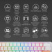 Клавіатура Ducky One 3 Mini Cherry MX Red RGB UA USB White (DKON2161ST-RUAPXPWWWSC1)