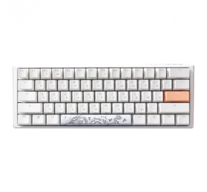 Клавіатура Ducky One 3 Mini Cherry MX Silent Red RGB UA USB White (DKON2161ST-SUAPXPWWWSC1)