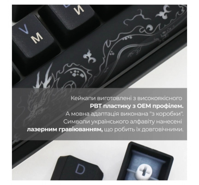 Клавіатура Ducky One 3 Mini Cherry MX Speed Silver RGB UA USB Black (DKON2161ST-PUAPXCLAWSC1)