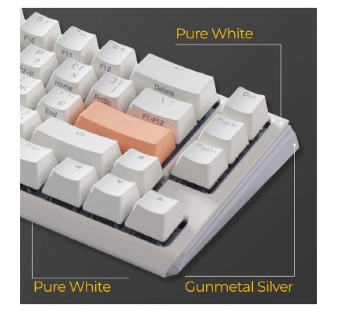Клавіатура Ducky One 3 SF Cherry MX Brown RGB UA USB White (DKON2167ST-BUAPXPWWWSC1)