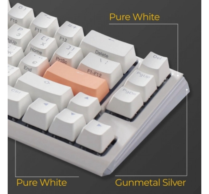 Клавіатура Ducky One 3 SF Cherry MX Red RGB UA USB White (DKON2167ST-RUAPXPWWWSC1)