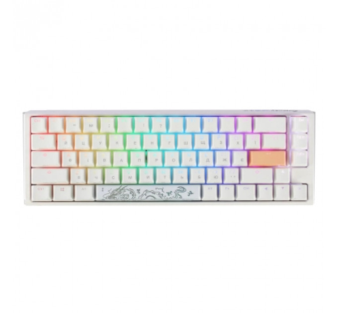 Клавіатура Ducky One 3 SF Cherry MX Red RGB UA USB White (DKON2167ST-RUAPXPWWWSC1)