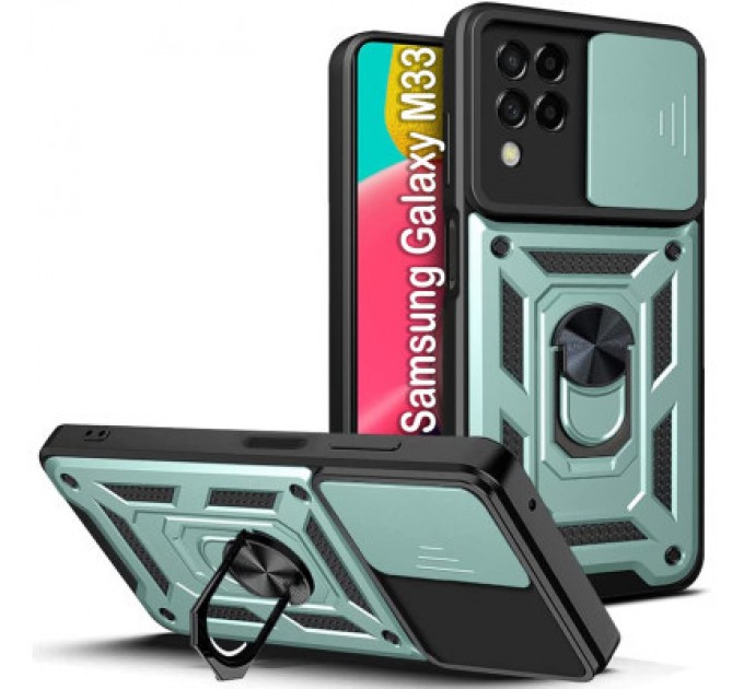 BeCover Чохол до мобільного телефона BeCover Military Samsung Galaxy M33 SM-M336 Dark Green (707390)