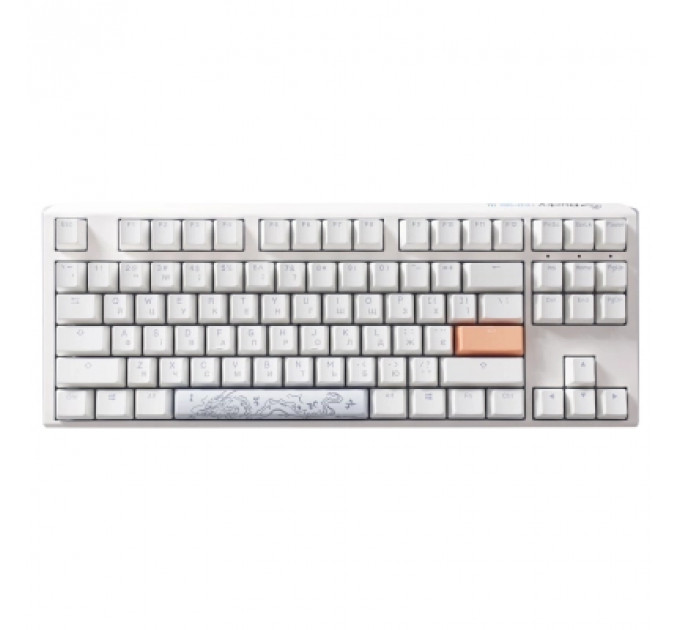 Клавіатура Ducky One 3 TKL Cherry MX Brown RGB UA USB White (DKON2187ST-BUAPXPWWWSC1)