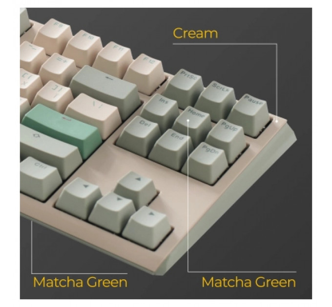 Клавіатура Ducky One 3 TKL Cherry MX Speed Silver UA USB Cream (DKON2187-PUAPXМAEGGC1)