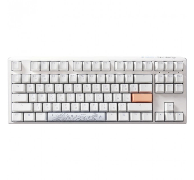 Клавіатура Ducky One 3 TKL Cherry MX Speed Silver RGB UA USB White (DKON2187ST-PUAPXPWWWSC1)