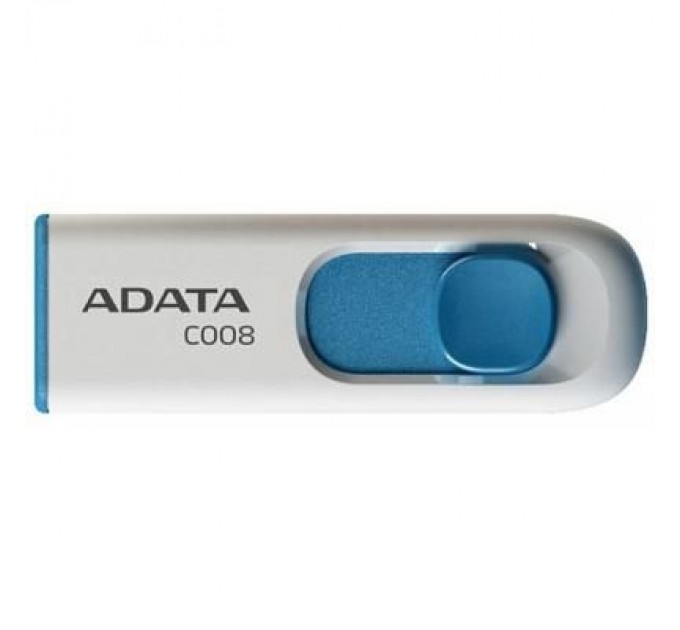 USB флеш накопичувач ADATA 32GB C008 White USB 2.0 (AC008-32G-RWE)