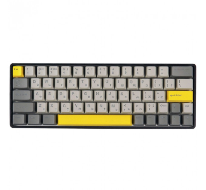Клавіатура Epomaker EP64 60 Mulan Switch Hot-Swap RGB Wireless/Bluetooth/USB UA Black (EP64-B-M)