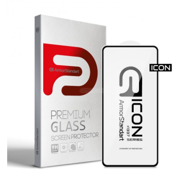 Скло захисне Armorstandart Icon Xiaomi Poco F4 Black (ARM60932)