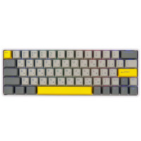 Клавіатура Epomaker EP64 60 Mulan Switch Hot-Swap RGB Wireless/Bluetooth/USB UA White (EP64-W-M)
