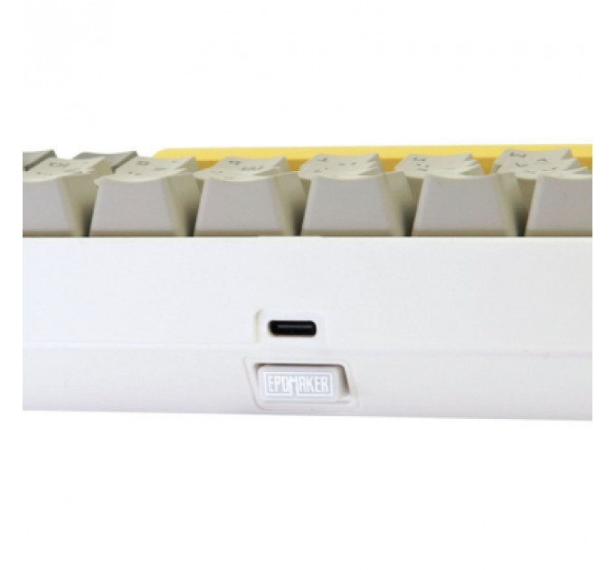 Клавіатура Epomaker EP64 60 Mulan Switch Hot-Swap RGB Wireless/Bluetooth/USB UA White (EP64-W-M)