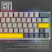 Клавіатура Epomaker EP64 60 Mulan Switch Hot-Swap RGB Wireless/Bluetooth/USB UA White (EP64-W-M)