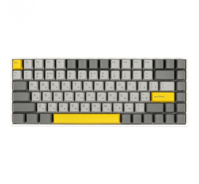 Клавіатура Epomaker EP84 Plus 75 Wisteria Linear Switch Hot-Swap RGB Wireless/Bluetooth/USB UA White (EP84-W-WL)